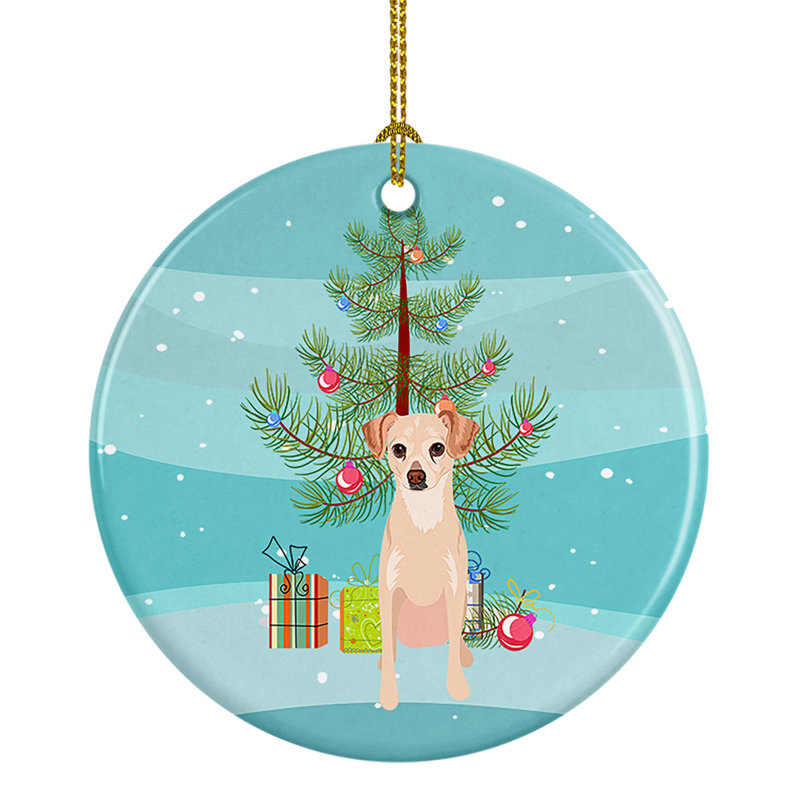 Décoration de Noël Chihuahua, Chihuahua crème