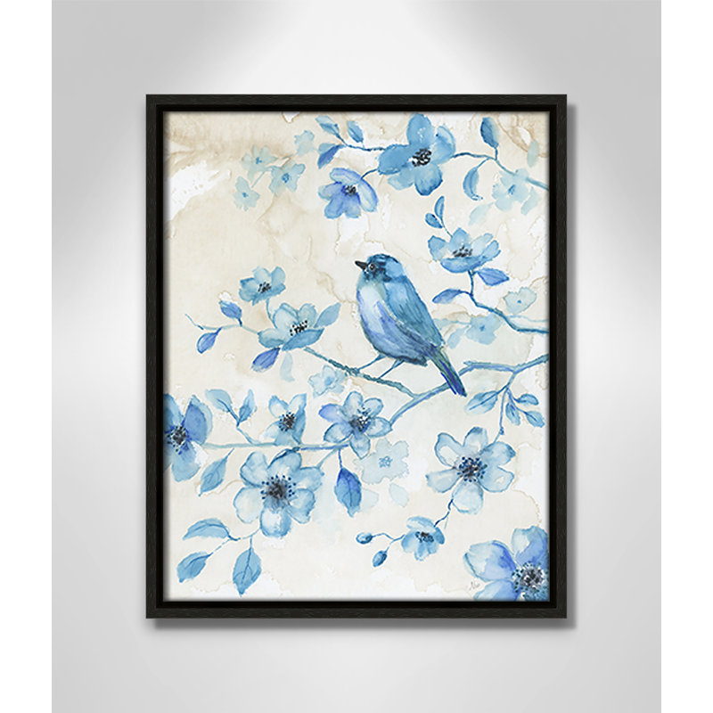 «Bluebird Happiness II» par Nan, Espresso, H 15,5 po x l 12,5 po x P 2 po