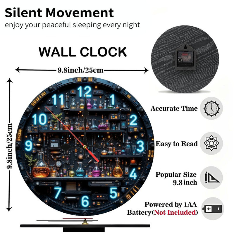 Horloge murale Steampunk