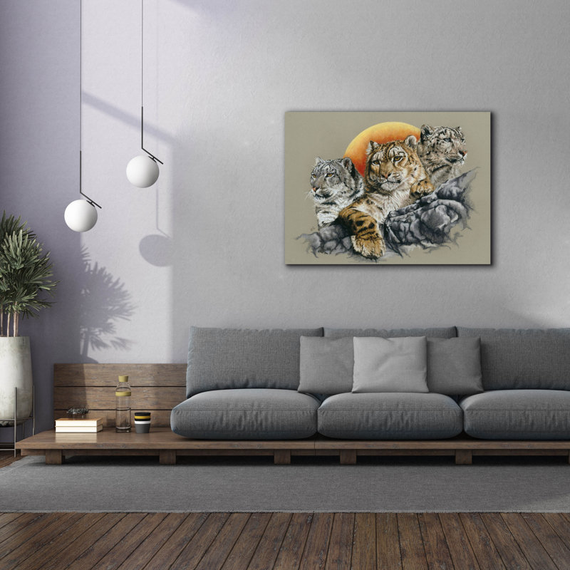 «Kindred Spirits» par Barbara Keith, art mural sur toile, H 40 po x l 54 po x P 1,5 po