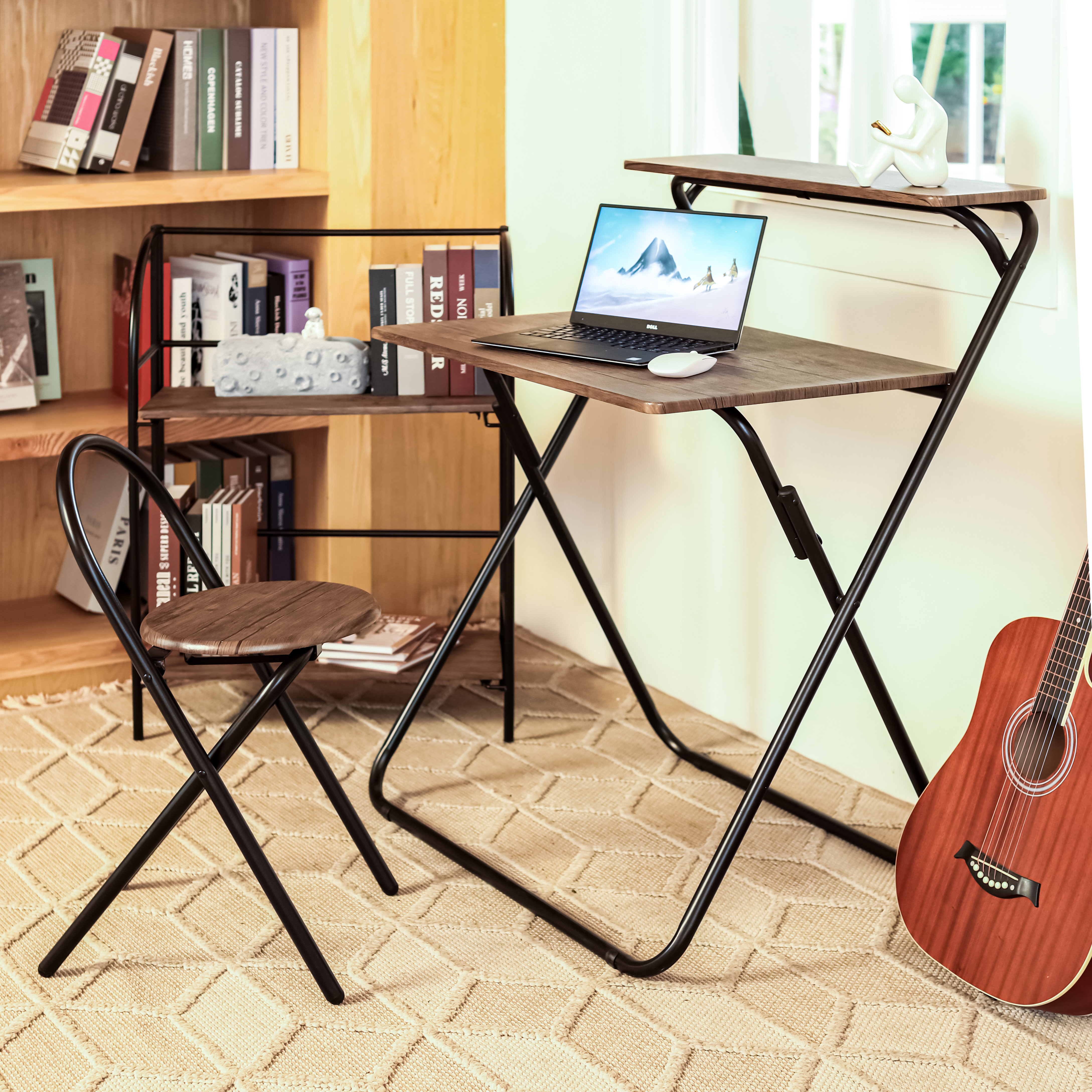 Borough Wharf Isberga 3 Piece Rectangular Writing Desk Office Set with ...