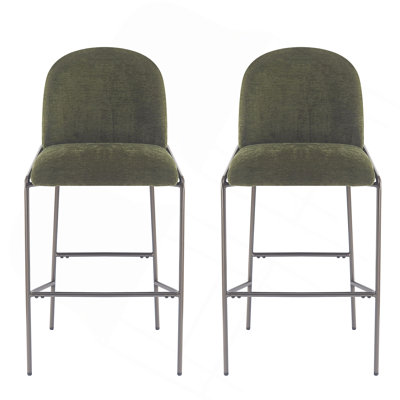 Ensemble de 2 tabourets de bar Galen