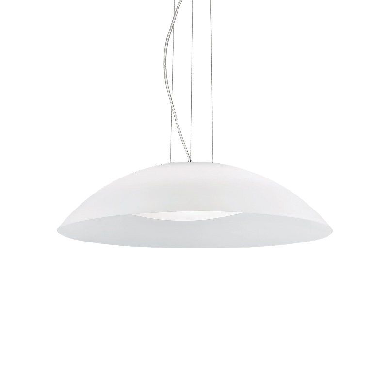 1 - Light White Single Pendant
