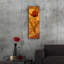 Art mural en verre épique «Red Tulip Two» par Viv Eisner-101671684