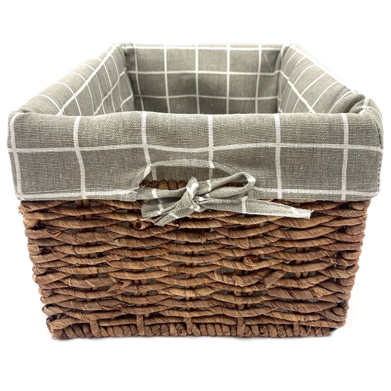 Panier de rangement rectangulaire pour maïs, gris