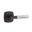 Select Round Passage (Hall & Closet) Door Lever with Square Rosette-1552302952-1552302947