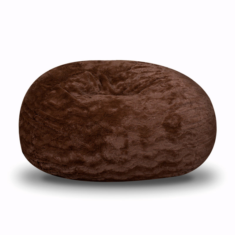 Cian large, Fausse fourrure brune