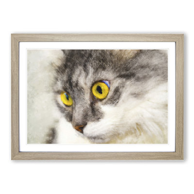 Portrait of a Cat Vol.8 - Picture Frame Painting
