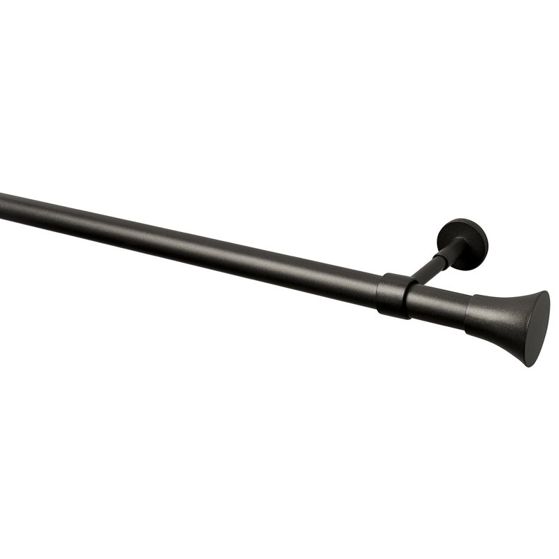 Beavin Single Curtain Rod, 1.10" H x 95.00" W x 2.00" D