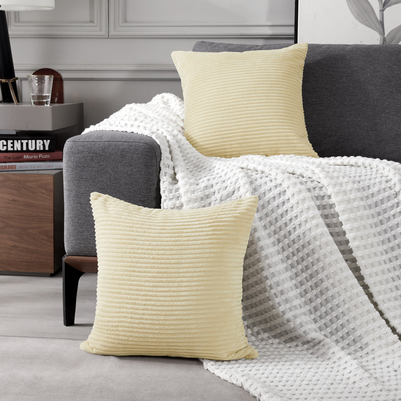 Avah Scatter Cushion Cover, 41cm H x 41cm W x 1cm D, Dark Beige