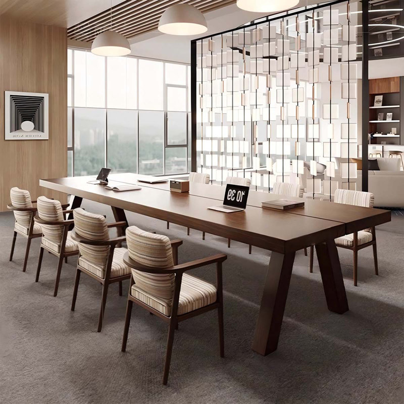 Grande table de conférence 102,36 po, 29.53" H x 102.36" W x39.37" D