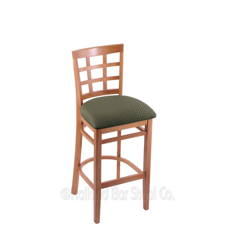 Bar Stool, Medium, Graph Poppy, Bar Stool (30" Seat Height)