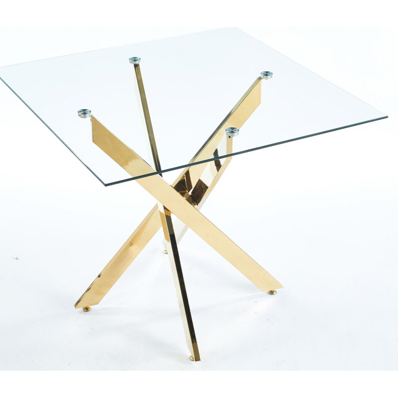 Table de salle à manger carrée Ahner