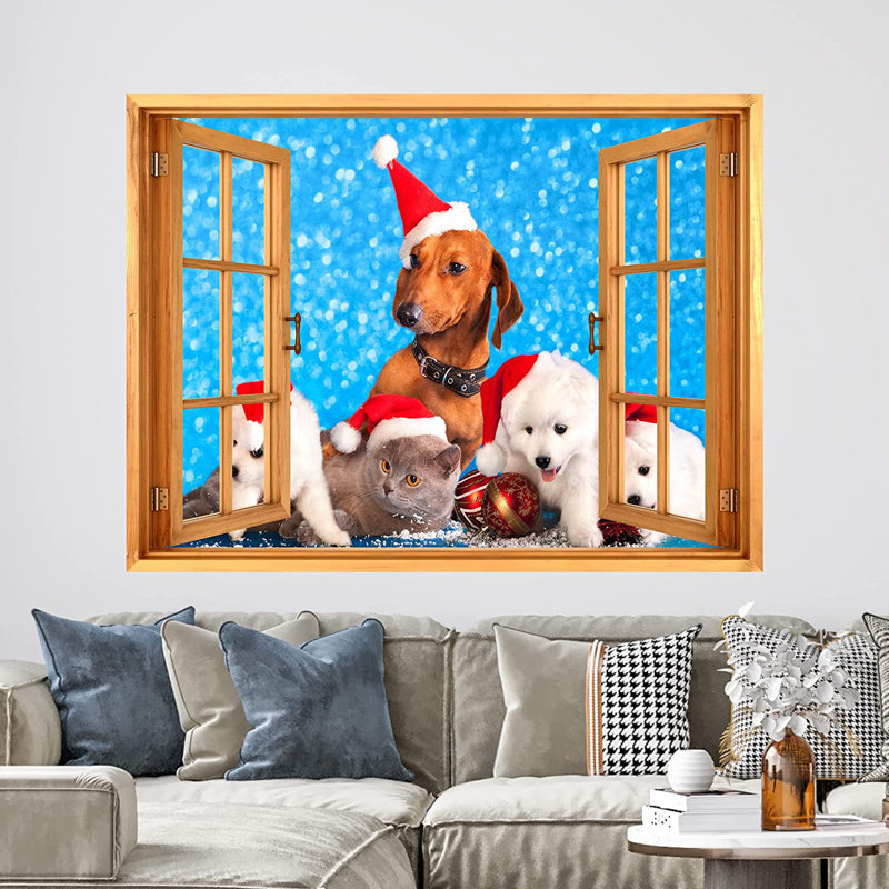 Christmas Smooth Wall Mural, 4' L x 3' W