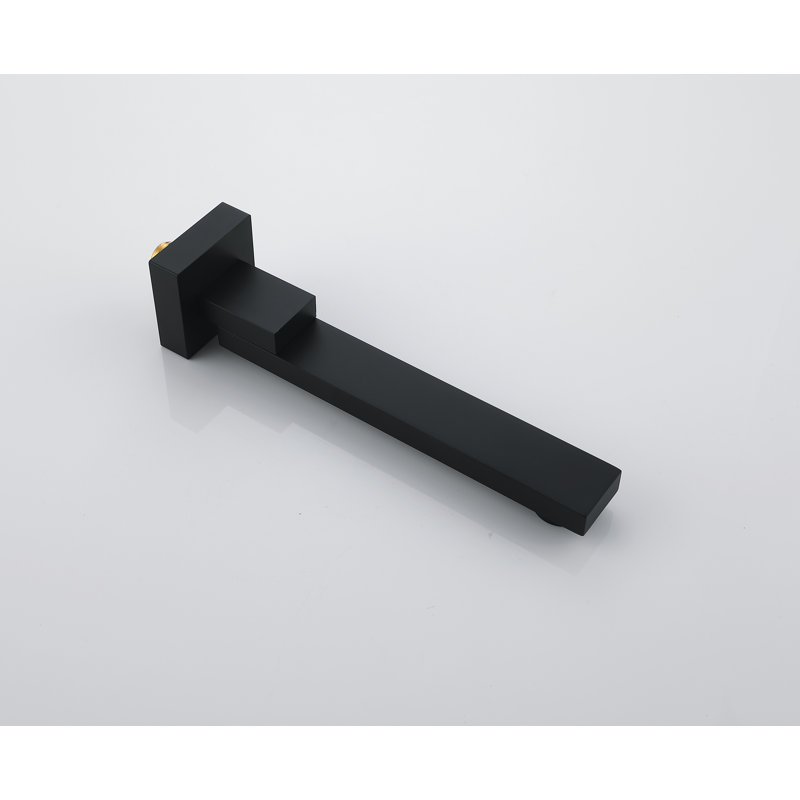 Wall-Mounted Digital Thermostatic Push-Button 3-Function Shower System, Matte Black