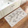 Machine Washable Non-Slip Oriental Area Rug Brown/Beige