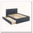 Burlap Upholstered Button Tufted Bed-900270350