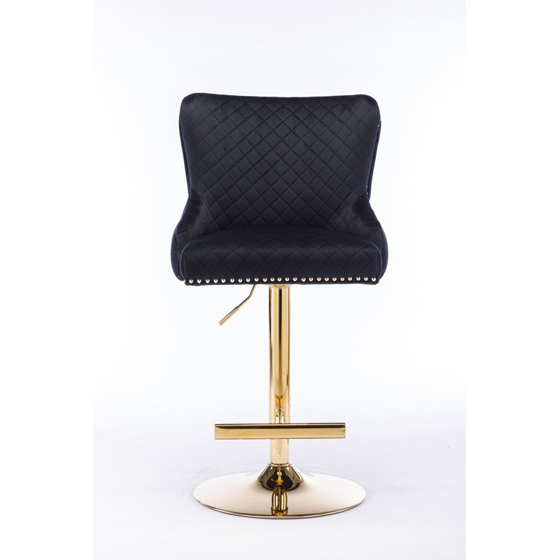 Ensemble de tabourets de bar Hengming, Noir