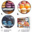 «Yellow and Pink Desserts» Macaron Bar II - Desserts, ensemble d'art mural-107194879-107194880