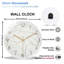 Horloge murale en verre 12 po