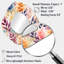 Motif de fougères pastel bohémien - Miroir mural floral traditionnel aux formes asymétriques-107230168