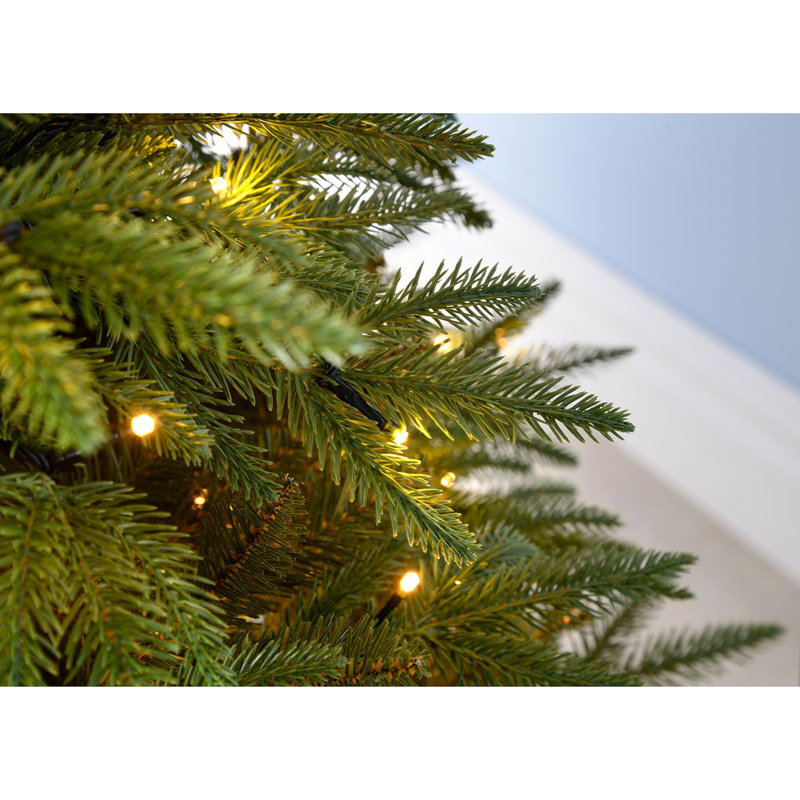 Royal Lighted Artificial Fir Christmas Tree, 6.9ft