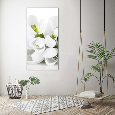 White Snowdrops - Wrapped Canvas Print