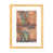 Toile avec cadre en bois beige est en rupture de stock