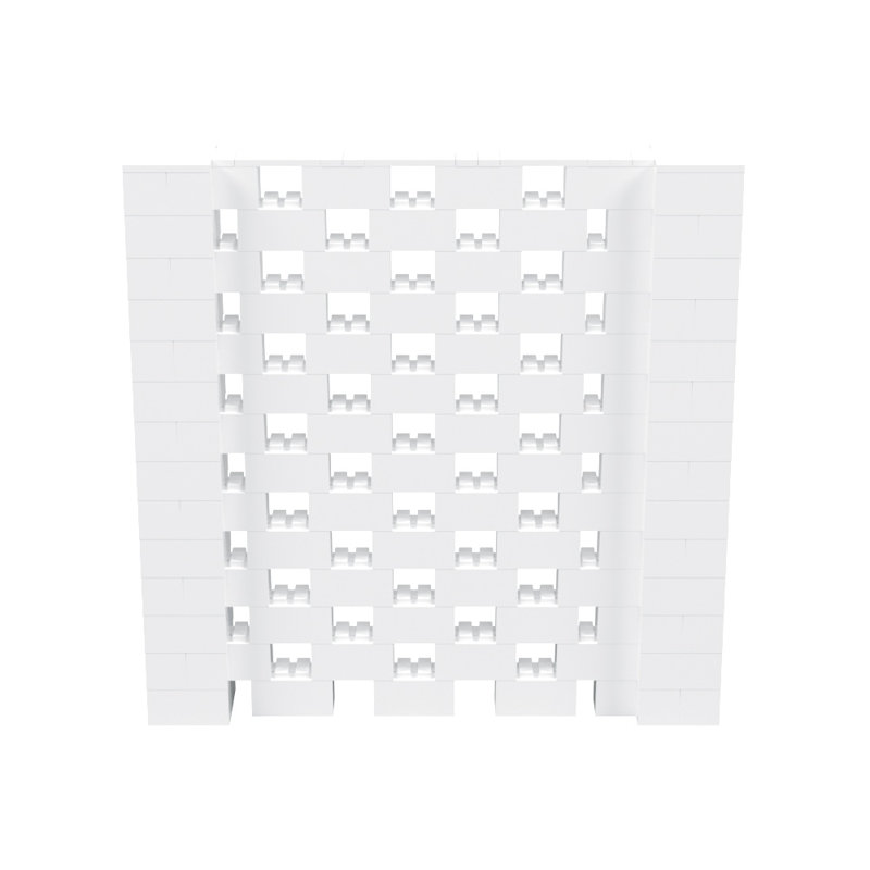 Ensemble mural Everblock, Blanc, H 84 po x l 84 po x P 12 po