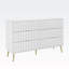 Commode de rangement en bois avec 6 tiroirs Obrad -1590009915
