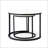 Modern Nesting Round Coffee Table Set of 2, Space-Saving MDF & Metal Accent Table, Easy Assembly Versatile Side Table for Living Room-391039901