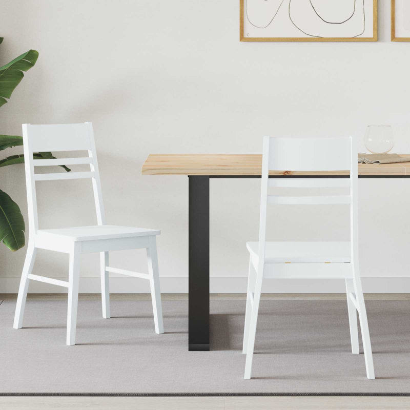 Tarica Solid Wood Accent, White