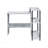 Rectangular Writing Desk With Side Shelf-39606051