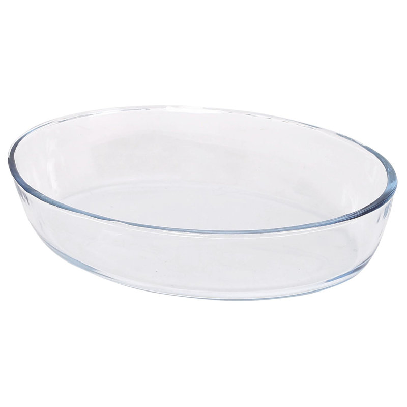 Argon Tableware Oval Glass Baker Bakeware, 24cm x 35cm