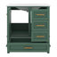 Ensemble de meuble-lavabo 30 po avec lavabo, armoire de rangement moderne avec porte à fermeture douce et 3 tiroirs-2000469232