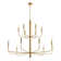 Yanibel 15-Light 2-Tier Minimalist Candlestick Chandelier