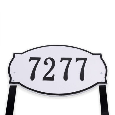 Cambridge 1-Line Lawn Address Sign