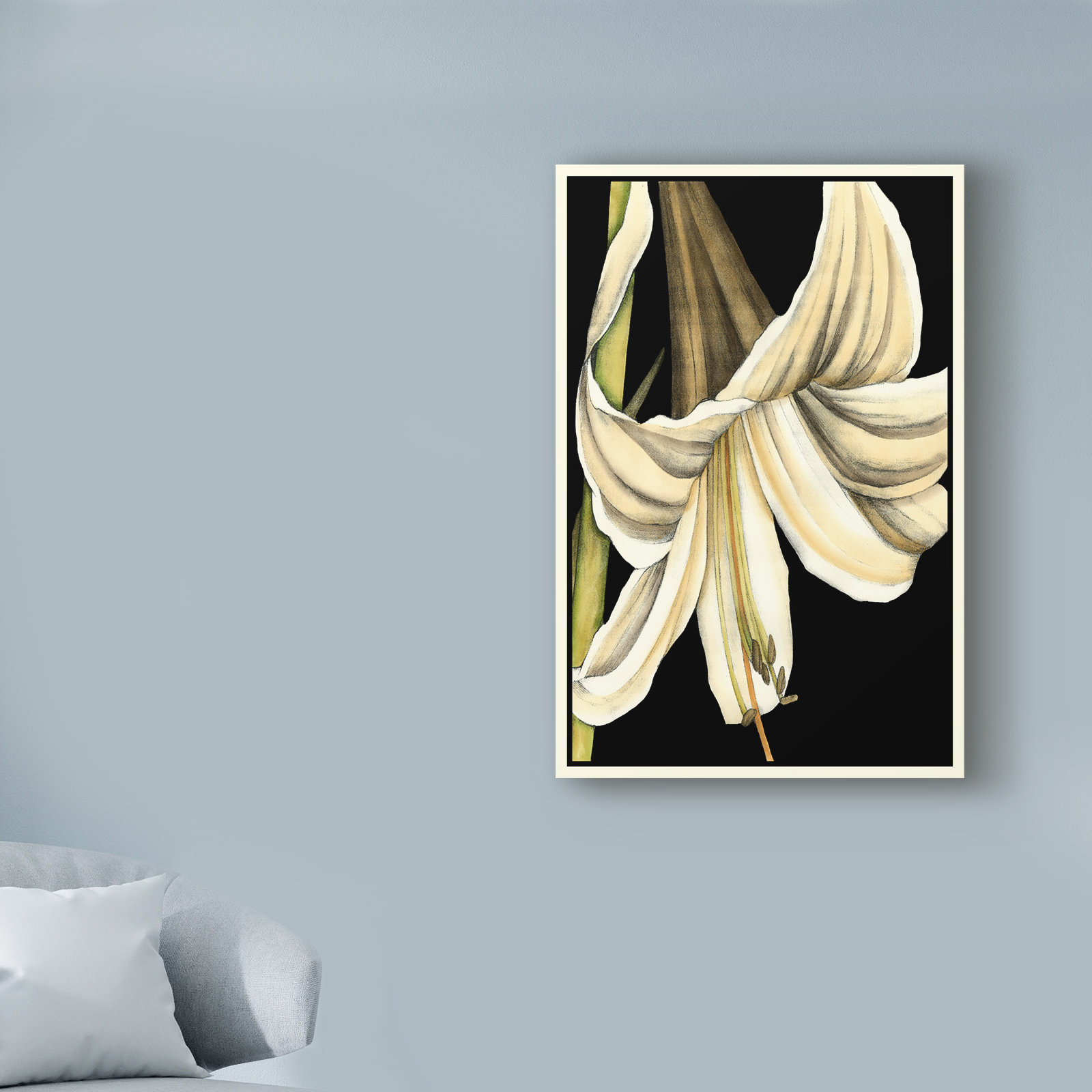 Winston Porter 'Graphic Lily IV' Graphic Art Print on Wrapped Canvas ...