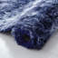 Tapis bleu marine à poils longs Derek-810317690