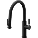 Corsano Contemporary Pull Down Kitchen Faucet with Squeeze Sprayer Low Spout and ST Series Handle