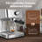 Gevi Compact Espresso Maker Machine Master with Milk Frother & Adjustable Shot & Professional Barista Tool & Cup Warming Trap