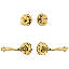 Nostalgic Warehouse Classic Rosette Entry Set with Fleur Lever-2080956988-2101770887-2101770891