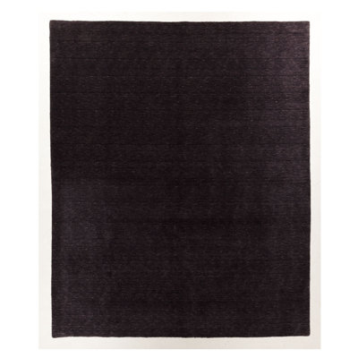 Hand Loomed Area Rug in Black