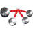 BergHOFF Essentials 7Pc Stainless Steel Bake Set: 3Pc Whisk Set and 4Pc Measuring Cup Set