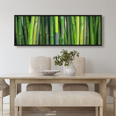 Bambou, reproduction sur toile