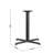 Beverly Restaurant Table X-Base with 3" Dia. Table Height Column-113398291-22109187