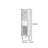 Light Luxury Triangular Accent Cabinet