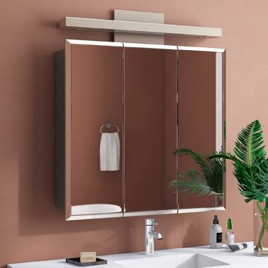 Dropship 36x26 Inch Aluminum Bathroom Medicine Cabinet, Adjustable Glass  Shelves, Waterproof And Rust-Resist, Recess Or Surface Mount Installation  to Sell Online at a Lower Price