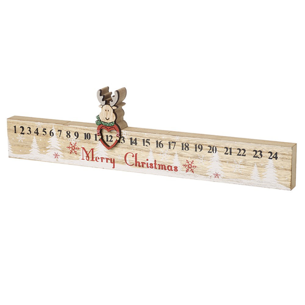 The Seasonal Aisle Advent Countdown with Reindeer | Wayfair.co.uk