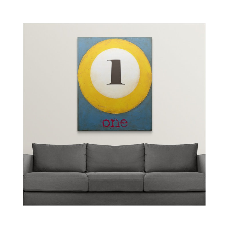 «Graphic Pool I» par Jennifer Goldberger, H 20 po x l 16 po x P 1,5 po, Toile